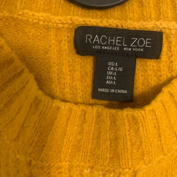 Rachel Zoe drop shoulder sweater tunic style - Picture 4 of 5